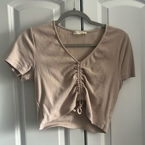 By Together Women’s Cropped V-Neck Tee - Size M